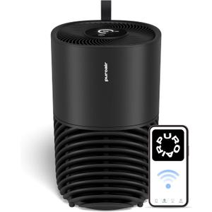 PuroAir 130i HEPA Air Purifiers for Home Pets - Covers Up To 600 Sq Ft - Filters Up To 99.9% of Pollutants, Smoke, Pollen, Dust - Quiet HEPA Air Filter - Air Purifiers for Bedroom
