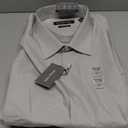 Michael Kors Men's Dress Shirt Comfort Stretch Regular Fit (16.5" Neck 36"-37" Sleeve)