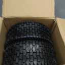 13x5.00-6 Tire and Inner Tube Set, TR-13 Straight Valve Stem, Replacement Riding Mower Front Wheel Assembly, 2 Pack