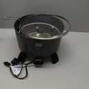 Presto 06009 10-Quart Kitchen Kettle XL Multi-Cooker, Steamer and Deep Fryer, Black