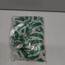 30 Pcs St. Patricks Day Ribbon Bows 4 Inch Green Clover Bow Shamrock Holiday Bows for Gift Wrapping, Cake Pops, Treat Bags (Green White Black)