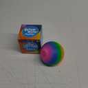 Power Your Fun Arggh Rainbow Giant Stress Balls for Adults - 3.75 Inch Large Stress Balls for Kids Squishy Toys Ball Stress Relief Fidget Toy Sensory Ball Squeeze Toy for Boys Girls (Rainbow)