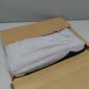 JOEJOY Deluxe Dog Booster Seat with Sturdy Metal Frame and Safety Leash for Small Pets up to 20 lbs - Portable Puppy Dog Car Seat with Thick Cushion and Storage Pockets for Small Dogs, Black