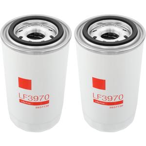 LF3970 Oil Filter Compatible with Cummins ISB QSB 5.9L/6.7L Diesel Engine Replaces P550428, P551019 3937736,3937144,B7177 (2 Pack)