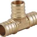 LD Valve-F1807 PEX Fittings-3/4" Pex Tee for PEX Tubing (15-Pack)