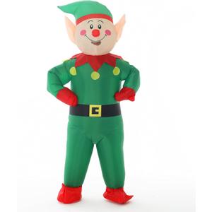 Blow Up Elf Inflatable Costume Inflatable Christmas Elf Costume Adult For Party Cosplay Halloween Christmas