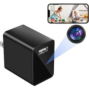 HiSpyCam WiFi Security Camera - FHD 1080P Small Wireless Nanny Cam - Mini Baby Monitor - Local/Cloud Storage