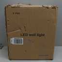 ZSMAIKU 6 Pack Outdoor Lights, 14W IP65 3000K 1100LM Warm White Porch Lights, Aluminum for House Porch Patio Garage