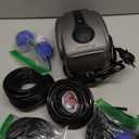 All-in-One Pond Aerator for Outdoor Ponds, Flow Adjustable Pond Air Pump Aeration Kit with Airline Tubing Air Stones Check Valves