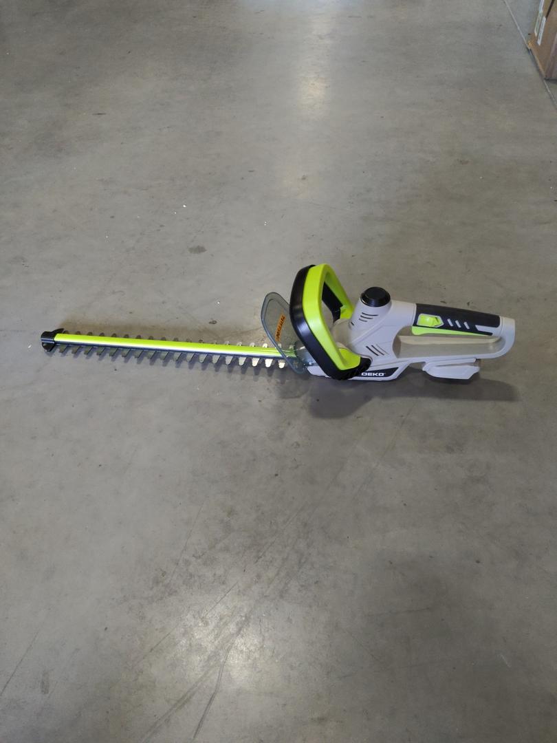Oeko Cordless Hedge Trimmer with Protective Blade Cover, 20V Lithium Ion Battery