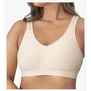 SHAPERMINT Bras for Women - Lingerie Bra, Bralettes for Women with Support, No Underwire Plus Size Bras for Women Nude XL