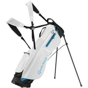 TaylorMade Golf Flextech Superlite Stand Bag (Ivory/Black/Blue)