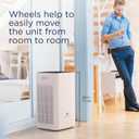 Medify MA-112 Air Purifier V3.0 with HEPA Filter | 5,948 ft Coverage in 1hr for Smoke, Wildfires, Odors, Pollen, Pets | Quiet Removal to 0.3 Microns | White, 1-Pack, XL