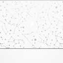 The Decal Guru Constellations Decal Vinyl Sticker, 12" MacBook, White (1384-MAC-12M-W)