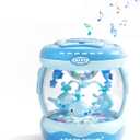 Baby Light Up Musical Toys for 6-12 Months,Rotating Crawling Tummy Time Infant Toys for Toddler 12-18 Months,Early Learning Baby Toy Gifts for Babies 3-6 7 8 9 12-18 MonthBlue