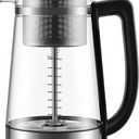 KIDISLE Percolator Coffee Pot Electric Coffee Maker, Brews 2–10 Cups, Auto Keep Warm, Stainless Steel Basket, Borosilicate Glass, Easy-Pour Spout, Cool-Touch Handle
