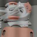 SKYROKU Potty Training Seat for Toddlers  2-in-1 Adjustable potty ladder with Step Stool, Anti-Slip Cushion, Splash Guard & Extra-Wide Pedals, Supports 200+ lbs, Ideal for Boys & Girls (8899-Pink)