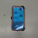 ONOLA Phone Case for Samsung Galaxy S25 FE Case with HD Screen Protector, Heavy Duty Shockproof & Drop proof 3-Layer Cover Phone Case for Galaxy S25 FE 6.7'',BeltClip_WineRed