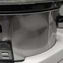 Crock-Pot Large 8-Quart Programmable Slow Cooker with Auto Warm Setting Black Stainless Steel