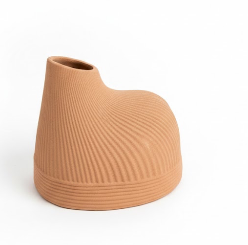 7.9IN Porcelain Vase, Beige