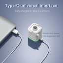 Mini Portable Air Pump for Inflatables,USB Rechargeable Air Mattress inflator with Camping Lantern for Sleeping Pads, Travel, Pool Floats, Inflatable Toys