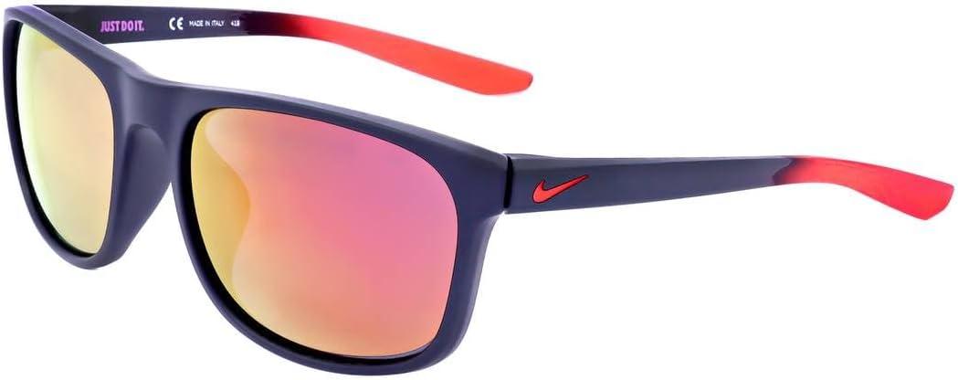 Nike CW4650-015 Endure M Sunglasses Matte Gridiron Frame Color, Grey with Pink Mirror Lens Tint