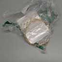 DS Rhinestone Wedding Tiara Crown for Brides, Goddess elf Princess Fairy Crystal Pendent Headband Leaf Cosplay Crown for women girls Hair Accessory for Brides Pageant Wedding Prom Birthday (Gold 1)