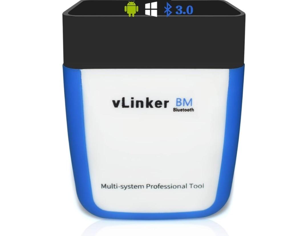 Vgate vLinker BM OBD2 Bluetooth Code Reader, OBDII Scan Tool for Android & Windows - Made for BimmerCode