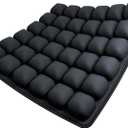 Travel Seat Cushion, Press Type Portable Inflatable Travel Seat Cushion, Suitable for Airplanes, Office Chairs, Wheelchairs, Cars, Stadiums, 36 Airbags Provide Comfortable Support (Black)