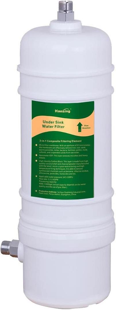 Under Sink Replacement Filter Cartridge for Model HSG-01