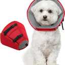 Dog Cone Collar After Surgery for Medium Dogs, Adjustable Soft Recovery Cone for Dogs to Stop Licking Biting, Comfortable Pet Elizabethan Alternative for Wound Healing