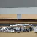 28" Bifold Sliding Barn Door Hardware Track Kit,Side Mounted Black J Shape Roller,Smoothly and Quietly,Assembly Easy,Fit Double 12" Bi-Folding Doors (Door Not Included)