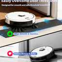 0.6" Rise Threshold Ramp for Doorways, 35.5" Wide Rubber Ramp for Wheelchairs, Walkers & Scooters, Cut-to-Fit Angled Entry Mat Ramp for Safer Home Access for Seniors & Kids