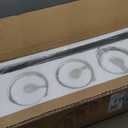 Espird Bathroom Vanity Light, 4 Light Matte Black Vanity Light with Clear Glass Shade, 30in Farmhouse Vanity Light, Bathroom Lighting Fixtures Over Mirror for Bathroom