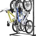 WALMANN Freestanding Bike Stand for Garage, 4 Bikes Vertical Bike Storage Stand Heavy Duty Bike Floor Stand