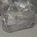 Delamu 2-Tier Under Sink Organizers and Storage, Multi-Purpose Stackable Bathroom Cabinet organizers, Pull Out Kitchen Pantry Organization and Storage with Dividers(2 Pack, Clear)