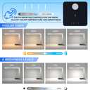 Aluminum LED Desk Lamp with Charging Station, 15W Table Lamp with Type-C Ports & 4 Color Temperature Modes(3000K-6000K), Dimmable Reading Light for Home Office,Bedroom (Includes Adapter)
