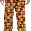 Men's Pajama Pants Sleepwear Lounge Pj Bottoms (M)