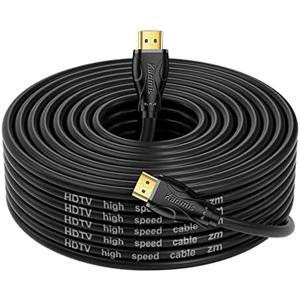 kanmis 4K HDMI Cable 40ft, High Speed Hdmi 2.0 Cables &4K@60Hz 2K 1080P, Ultra High Speed Gold Plated Connectors hdmi Cord, Compatible with PlayStation Arc PS3 PS4 PC HDTV
