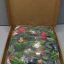Bibelot 22" Spring/Summer Wreaths for Front Door, Artificial Floral Wreath with Daisies Carnations Wildflowers Eucalyptus Hello Spring Sign for Wall Window Farmhouse Party Holiday Home Dcor