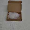 BBTO 100 Pieces 2 Inch Circle Blank Cupcake Toppers DIY Acrylic Round Clear Cupcake Toppers Sticks for Birthday Festival Party Christmas Halloween Baby Shower Wedding Party Cupcakes Decoration