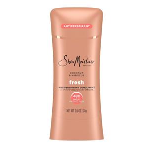 SheaMoisture Antiperspirant Deodorant Stick Fresh Coconut & Hibiscus 1 Count for 48HR Sweat & Odor Protection with No Parabens & No Mineral Oil 2.6 oz