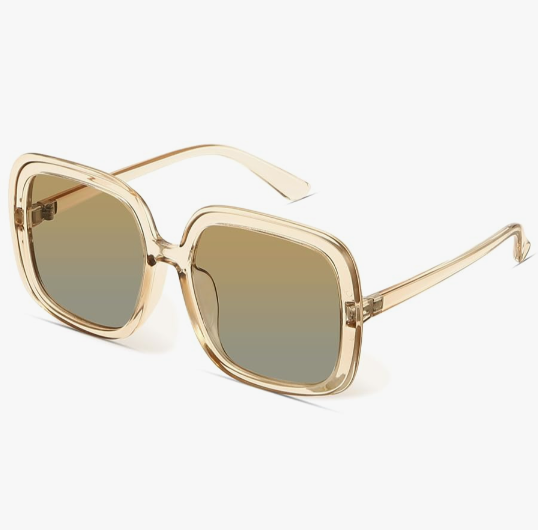 miyya Oversized Polarized Sunglasses Women, Trendy Retro Sun Glasses for Women 2025, Oversized Shades
