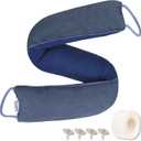 TORRAMI 30" Door Draft Stopper Under Bottom Insulation Noise Air Stopper 2.07LB,Draft Stopper Guard Seal for Doors and Windows - Dark Blue