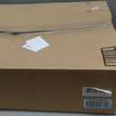 Forearm Crutches Pair, Folding Forearm Crutches Adults Lightweight Adjustable, with Rubber Handles, Comfortable Grip and Wear-Resistant (Black)