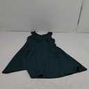 GRACE KARIN Women's Sleeveless Wrap V-Neck A-line Bridesmaid Cocktail Party Dress (Medium, Deep Green)