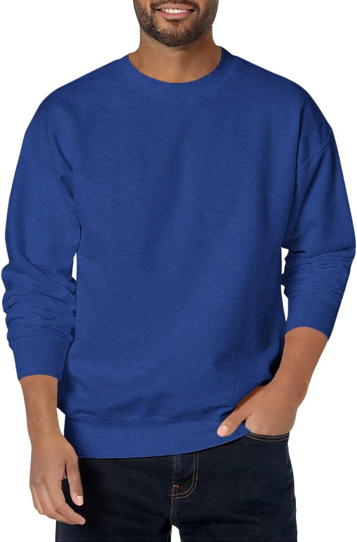 Hanes Men's Ultimate Sweatshirt, Heavyweight Fleece Sweatshirt, Crewneck Pullover for Men 3XL