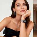 Adorve Leather Bands Compatible with Samsung Galaxy Watch 7 Band/Galaxy Watch 6 Band 40mm 44mm, Watch 6/4 Classic,5 Pro/5/4/FE/Active 2, 20mm Top Grain Leather Strap for Samsung Watch Bands Men Women