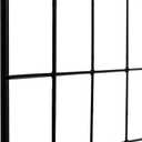 Amazon Basics 6-Cube Wire Grid Stackable Storage Organizer, Metal Shelving Unit, No-Tool Assembly, 26"W x 38"H x 12.6"D, Black