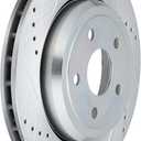 Power Stop AR83079XL Power Stop Extreme Performance Drilled And Slotted Brake Rotors Rear Left Power Stop Extreme Performance Drilled And Slotted Brake Rotors